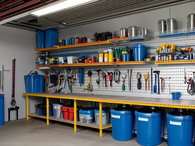 Aqua Tower vs Blue Barrels: Why Vertical Storage Wins in a Small Garage